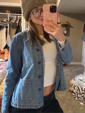 Vintage Old Navy Light Blue Denim Jean Jacket